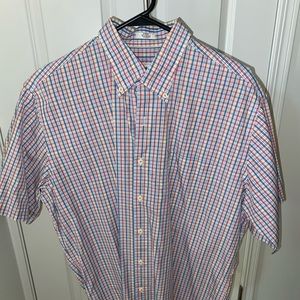 Peter Millar Short sleeve button down size L